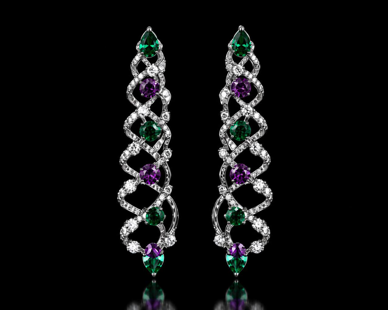 Celestial Orbit Drop Earrings